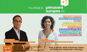 Cartell horitzontal ACTE SEDAVÍ EUROPEES